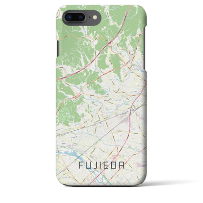 【藤枝（静岡県）】地図柄iPhoneケース（バックカバータイプ）