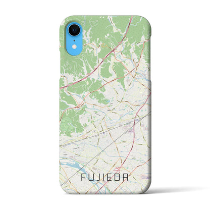 【藤枝（静岡県）】地図柄iPhoneケース（バックカバータイプ）