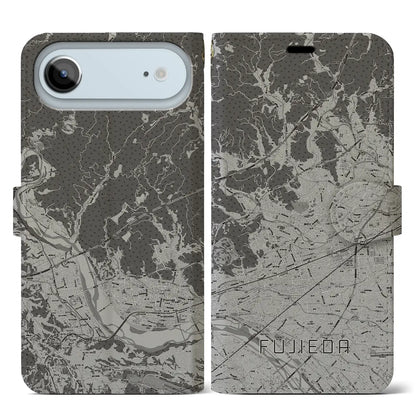 【藤枝（静岡県）】地図柄iPhoneケース（手帳タイプ）