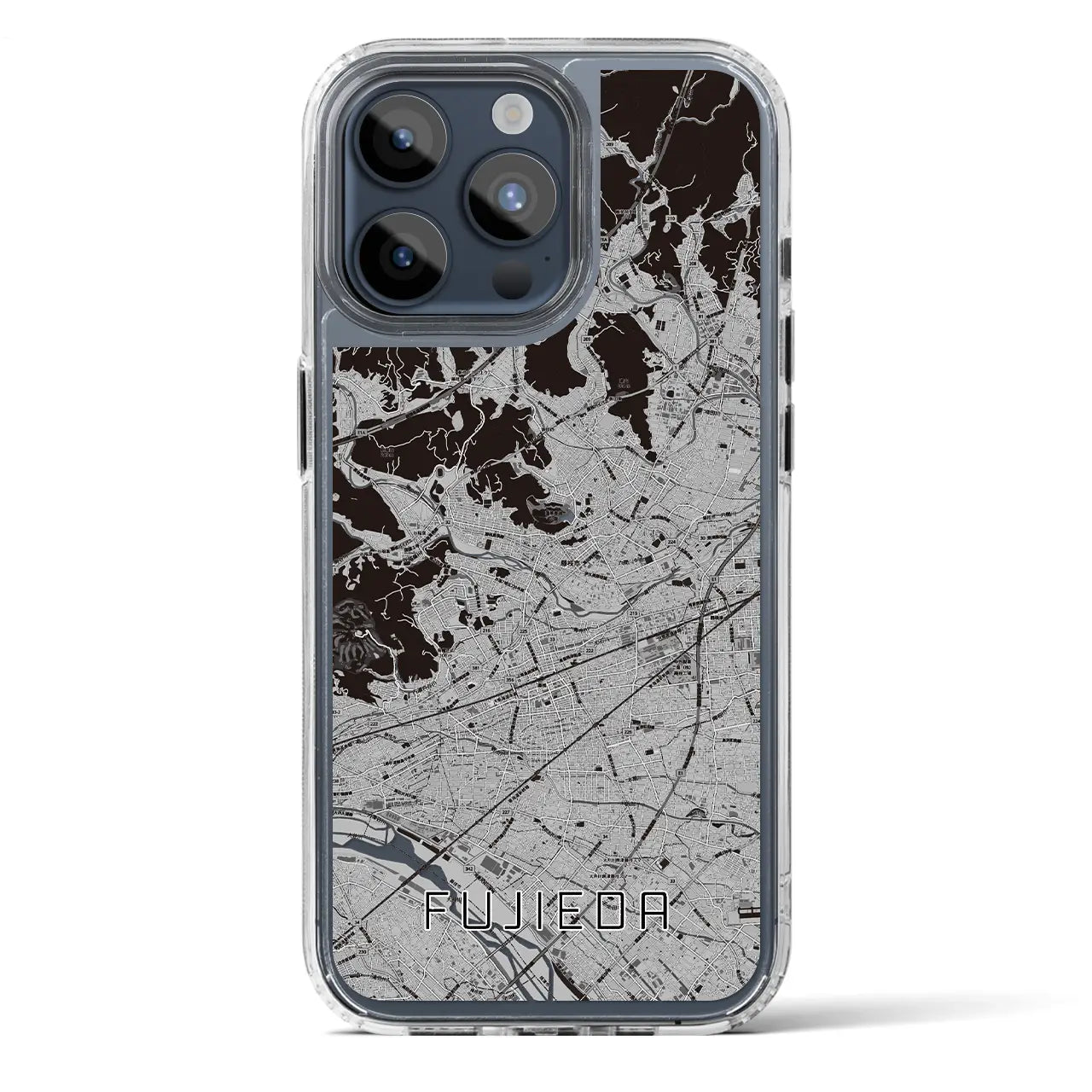 【藤枝（静岡県）】地図柄iPhoneケース（MagSafeタイプ）