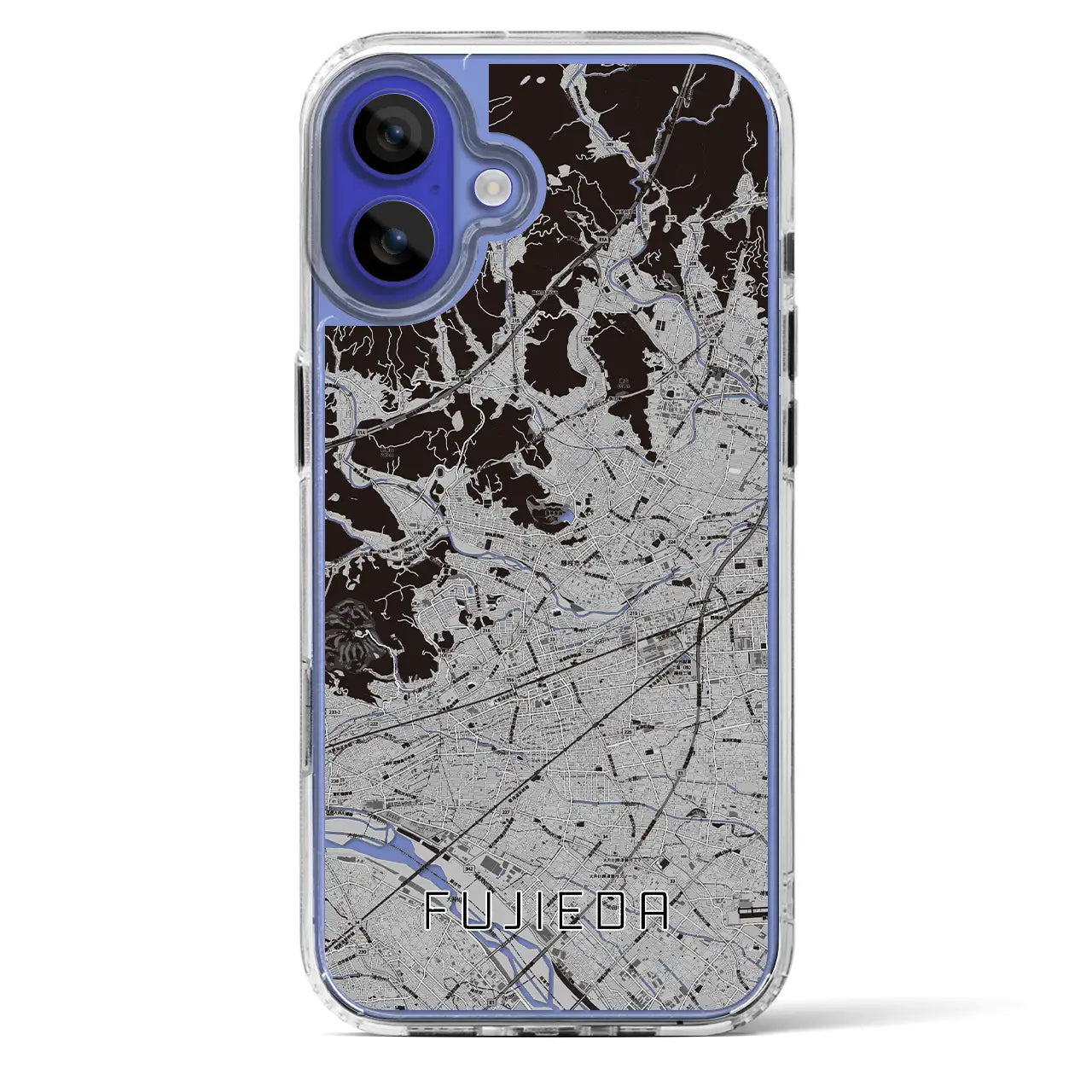 【藤枝（静岡県）】地図柄iPhoneケース（MagSafeタイプ）