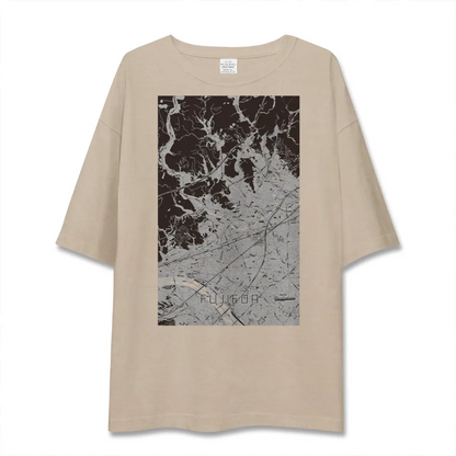【藤枝（静岡県）】地図柄ビッグシルエットTシャツ