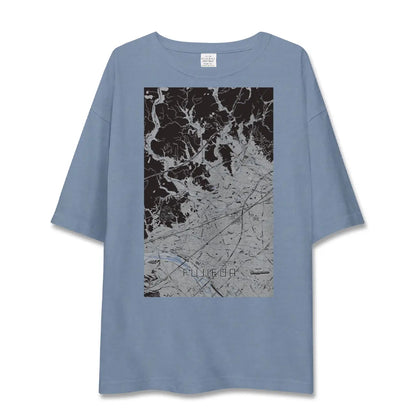 【藤枝（静岡県）】地図柄ビッグシルエットTシャツ