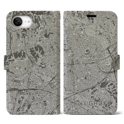 【藤が丘（神奈川県）】地図柄iPhoneケース（手帳タイプ）