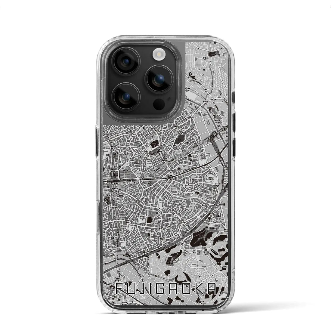 【藤が丘（神奈川県）】地図柄iPhoneケース（MagSafeタイプ）