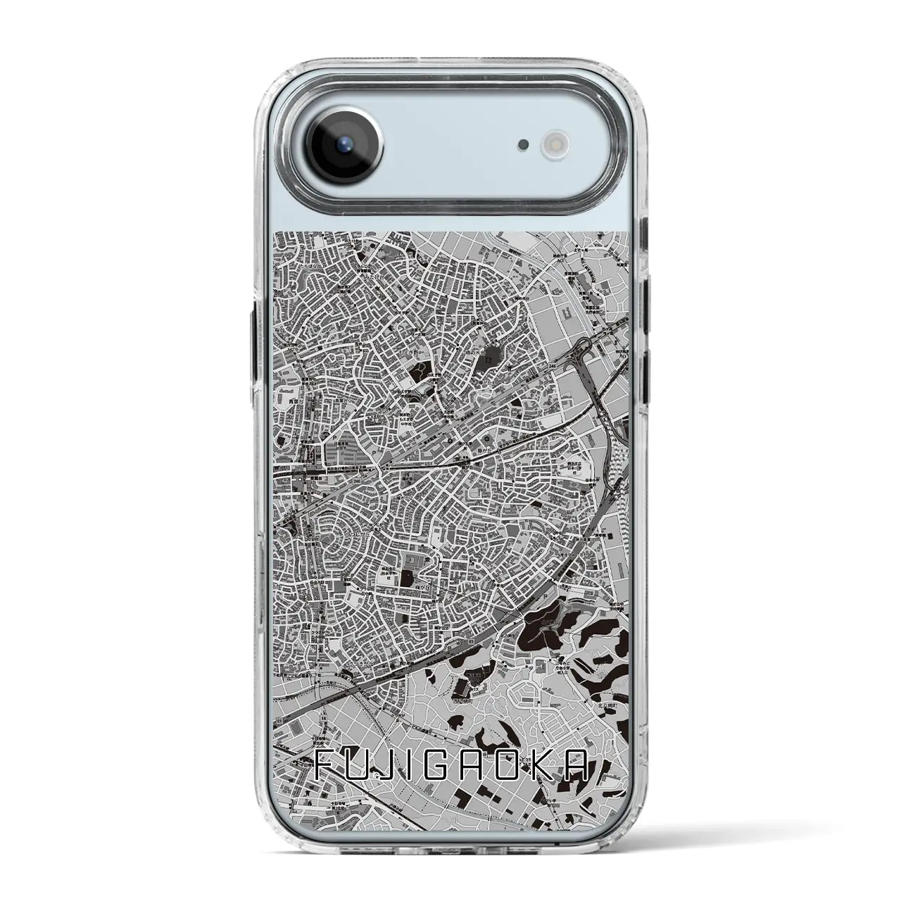 【藤が丘（神奈川県）】地図柄iPhoneケース（MagSafeタイプ）