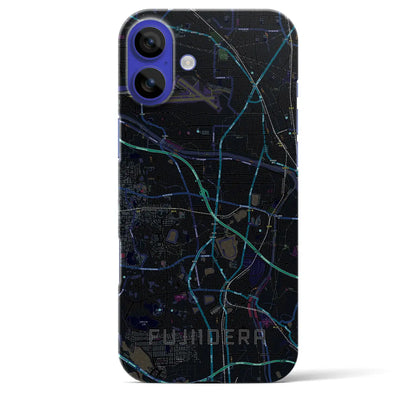 【藤井寺（大阪府）】地図柄iPhoneケース（バックカバータイプ）