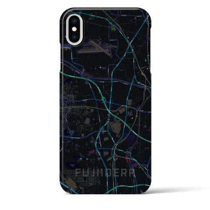 【藤井寺（大阪府）】地図柄iPhoneケース（バックカバータイプ）