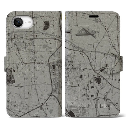 【藤井寺（大阪府）】地図柄iPhoneケース（手帳タイプ）