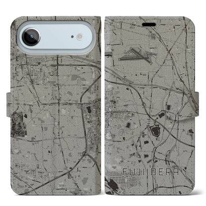 【藤井寺（大阪府）】地図柄iPhoneケース（手帳タイプ）