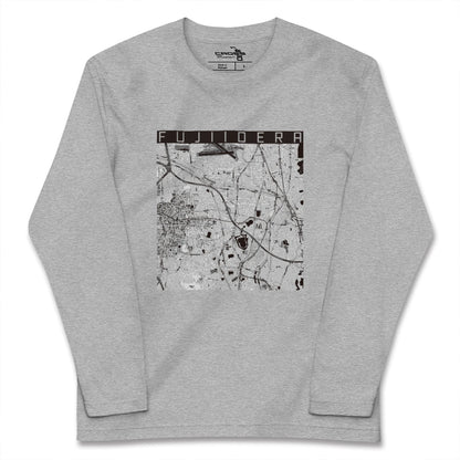 【藤井寺（大阪府）】地図柄ロングスリーブTシャツ