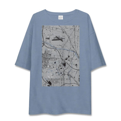 【藤井寺（大阪府）】地図柄ビッグシルエットTシャツ