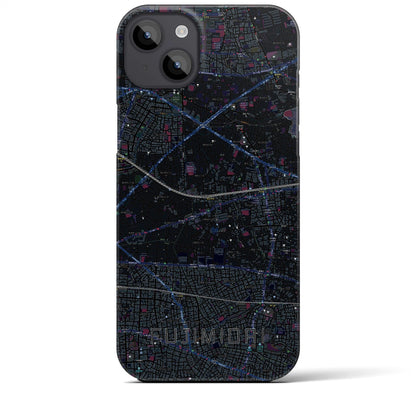 【富士見台（東京都）】地図柄iPhoneケース（バックカバータイプ）