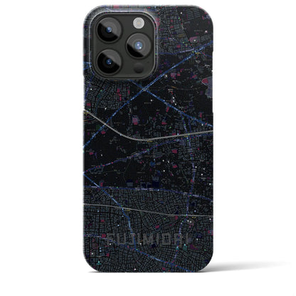 【富士見台（東京都）】地図柄iPhoneケース（バックカバータイプ）