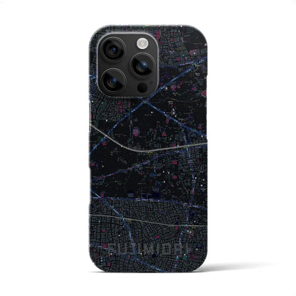 【富士見台（東京都）】地図柄iPhoneケース（バックカバータイプ）