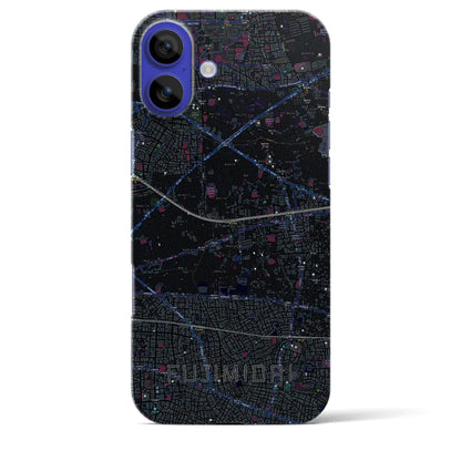 【富士見台（東京都）】地図柄iPhoneケース（バックカバータイプ）