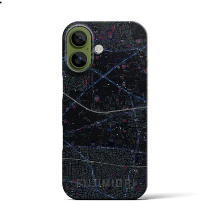 【富士見台（東京都）】地図柄iPhoneケース（バックカバータイプ）