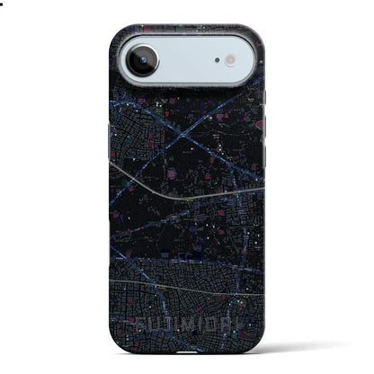 【富士見台（東京都）】地図柄iPhoneケース（バックカバータイプ）