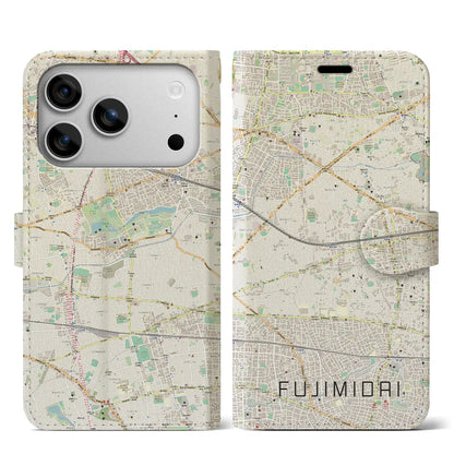 【富士見台（東京都）】地図柄iPhoneケース（手帳タイプ）