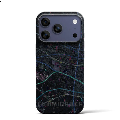 【富士見ヶ丘（東京都）】地図柄iPhoneケース（バックカバータイプ）