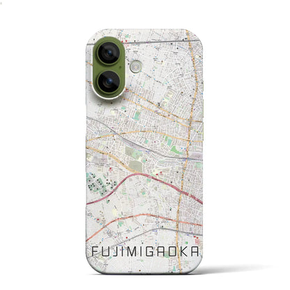 【富士見ヶ丘（東京都）】地図柄iPhoneケース（バックカバータイプ）