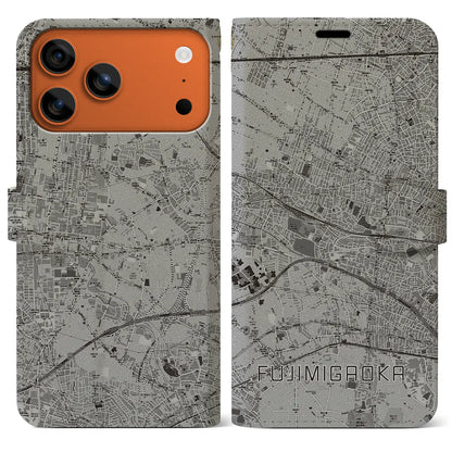 【富士見ヶ丘（東京都）】地図柄iPhoneケース（手帳タイプ）