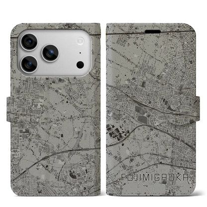【富士見ヶ丘（東京都）】地図柄iPhoneケース（手帳タイプ）