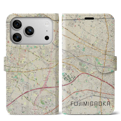 【富士見ヶ丘（東京都）】地図柄iPhoneケース（手帳タイプ）