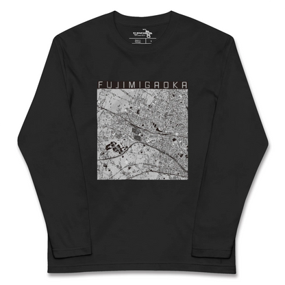 【富士見ヶ丘（東京都）】地図柄ロングスリーブTシャツ