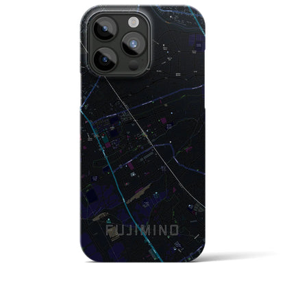 【ふじみ野（埼玉県）】地図柄iPhoneケース（バックカバータイプ）