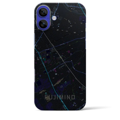 【ふじみ野（埼玉県）】地図柄iPhoneケース（バックカバータイプ）