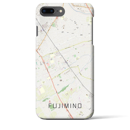 【ふじみ野（埼玉県）】地図柄iPhoneケース（バックカバータイプ）
