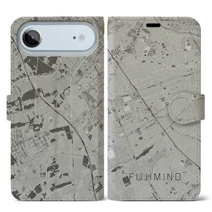 【ふじみ野（埼玉県）】地図柄iPhoneケース（手帳タイプ）