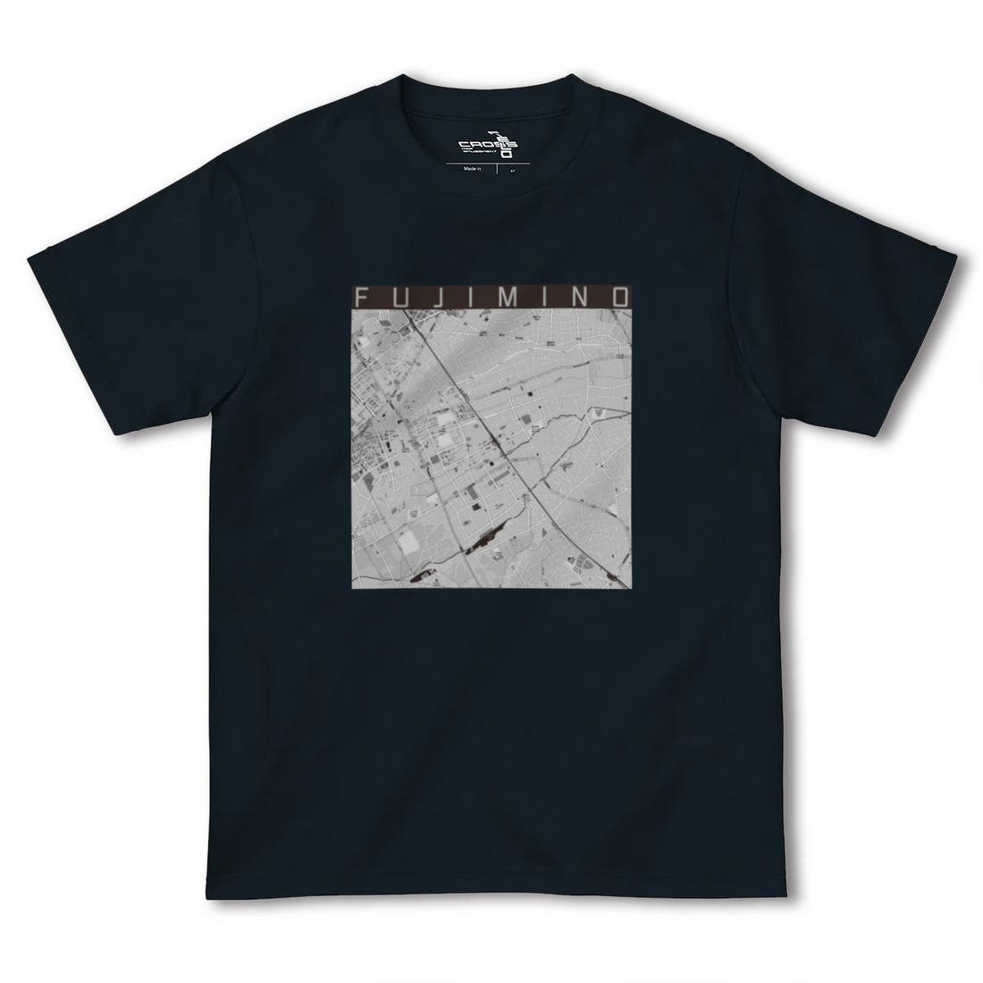 【ふじみ野(埼玉県)】地図柄ヘビーウェイトTシャツ