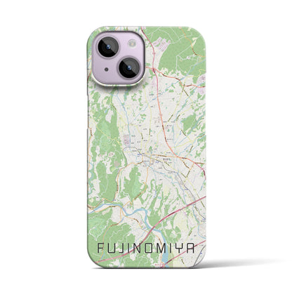 【富士宮（静岡県）】地図柄iPhoneケース（バックカバータイプ）