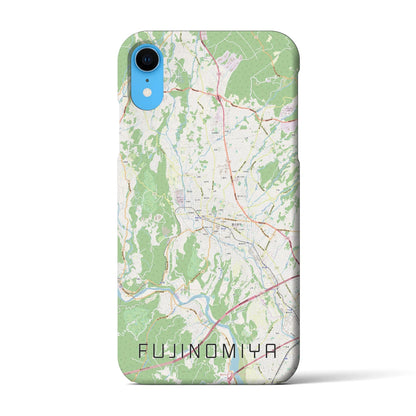 【富士宮（静岡県）】地図柄iPhoneケース（バックカバータイプ）