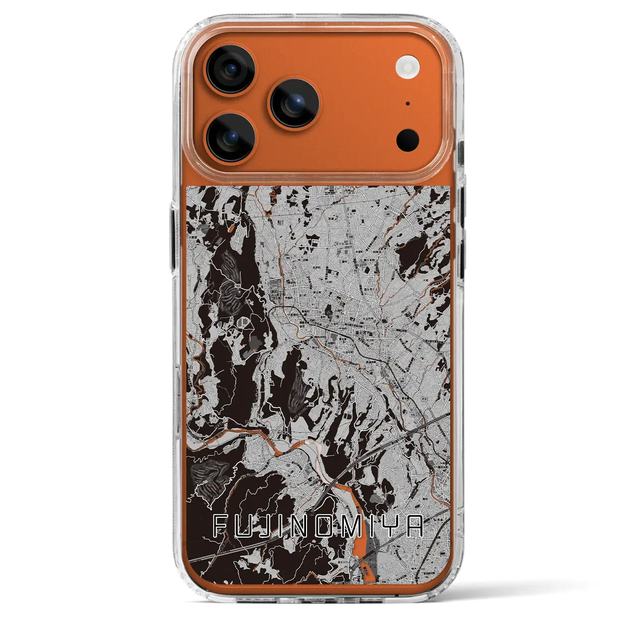 【富士宮（静岡県）】地図柄iPhoneケース（MagSafeタイプ）