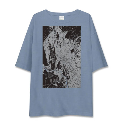 【富士宮（静岡県）】地図柄ビッグシルエットTシャツ