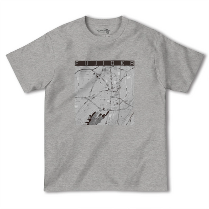【藤岡2（群馬県）】地図柄ヘビーウェイトTシャツ