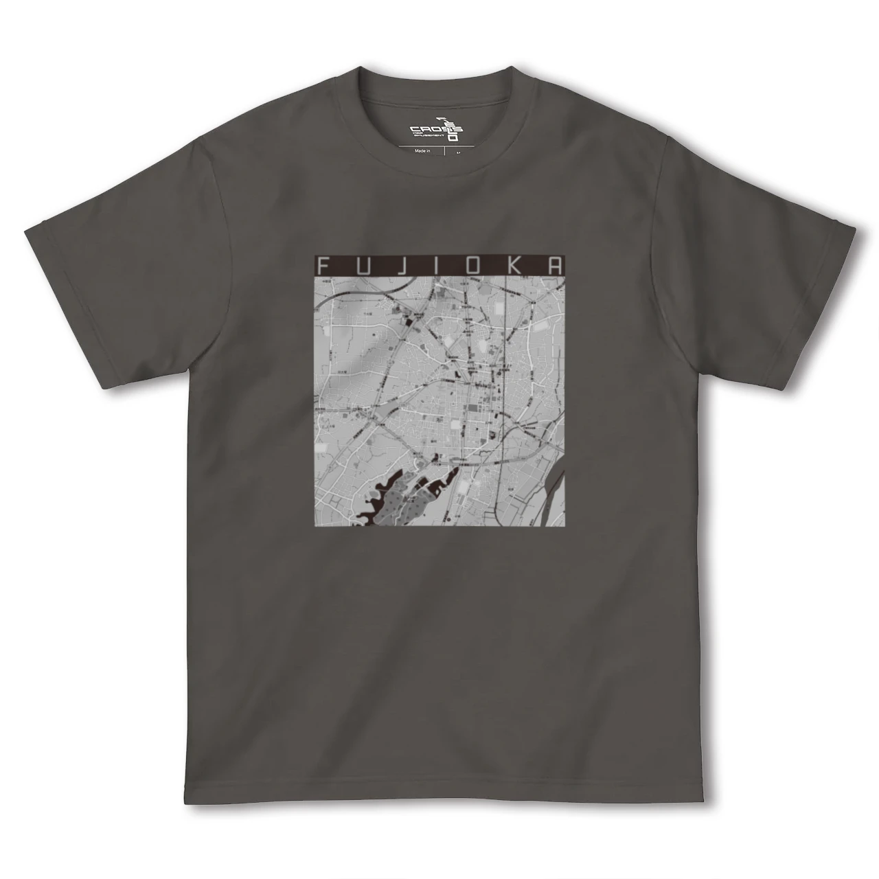 【藤岡2（群馬県）】地図柄ヘビーウェイトTシャツ