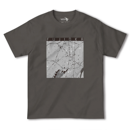【藤岡2（群馬県）】地図柄ヘビーウェイトTシャツ