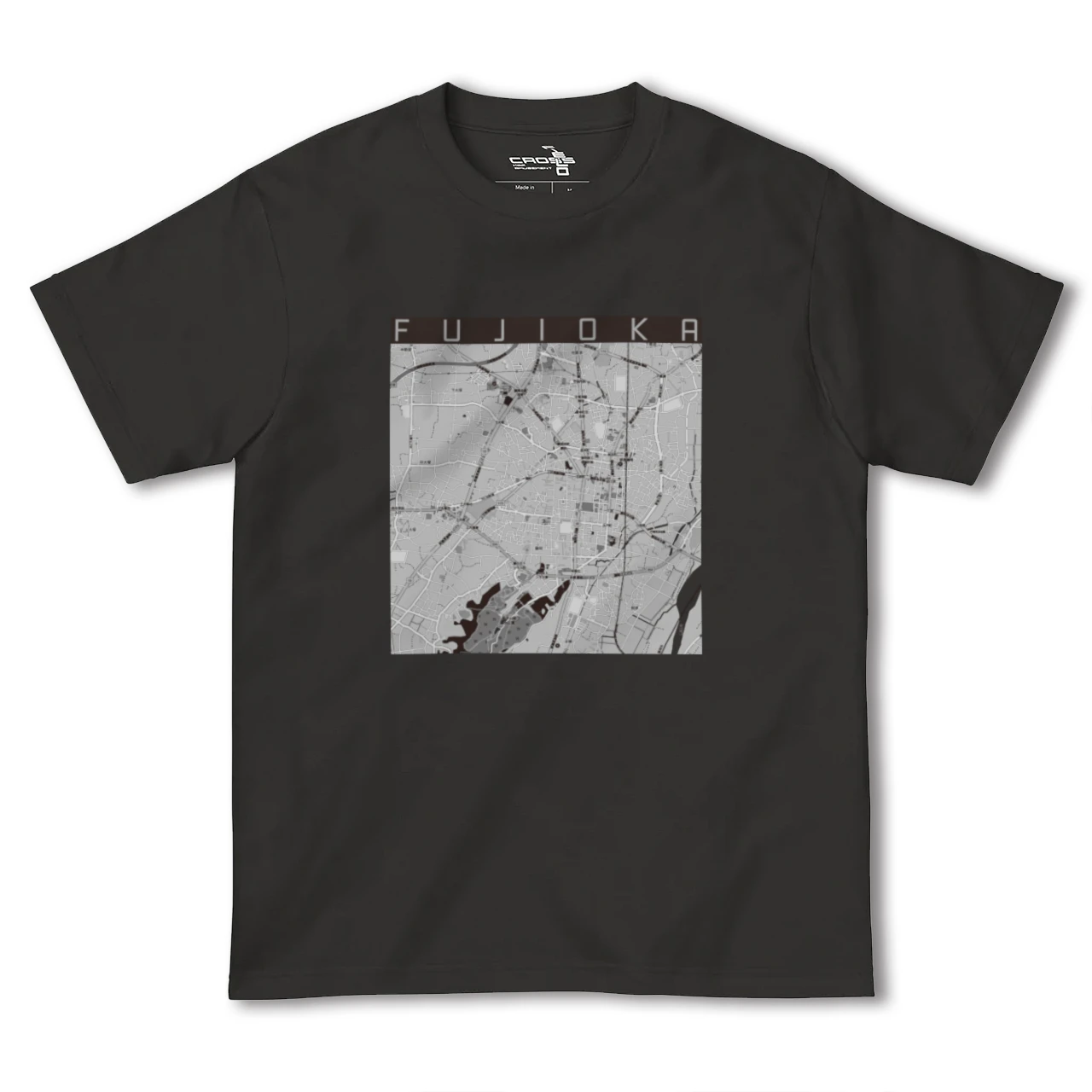 【藤岡2（群馬県）】地図柄ヘビーウェイトTシャツ