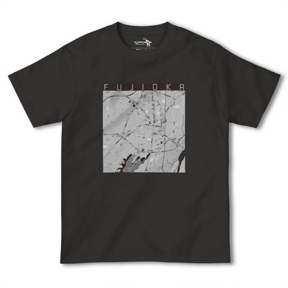 【藤岡2（群馬県）】地図柄ヘビーウェイトTシャツ