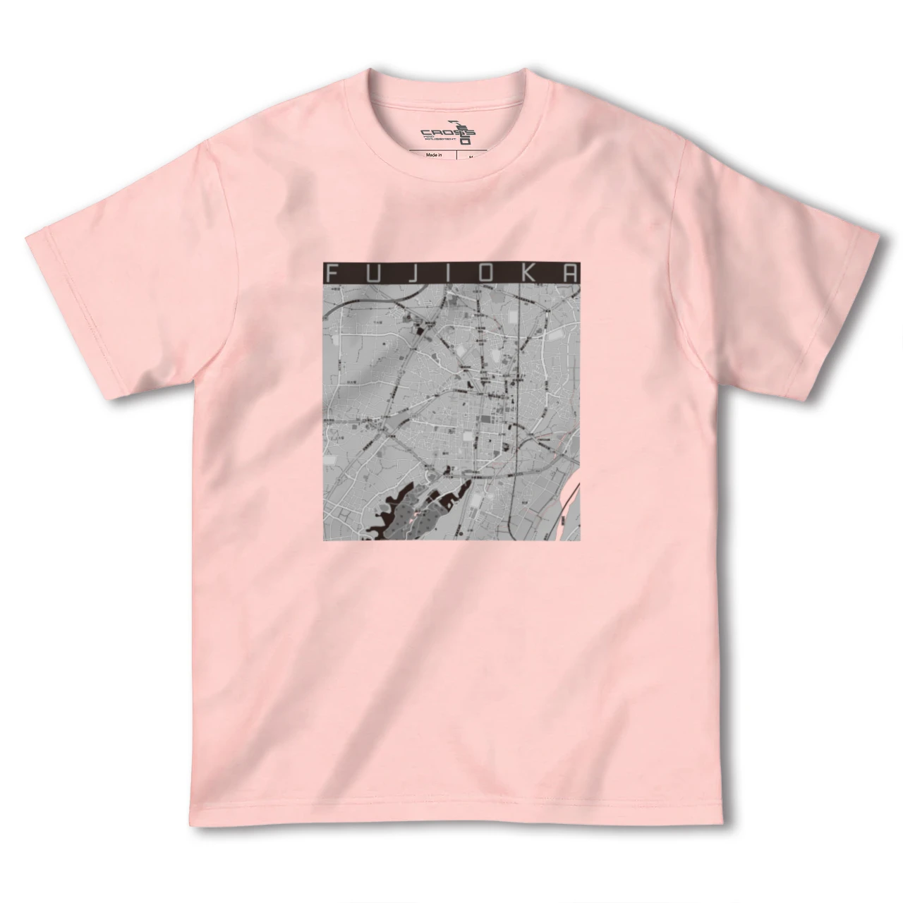 【藤岡2（群馬県）】地図柄ヘビーウェイトTシャツ