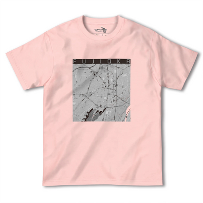【藤岡2（群馬県）】地図柄ヘビーウェイトTシャツ