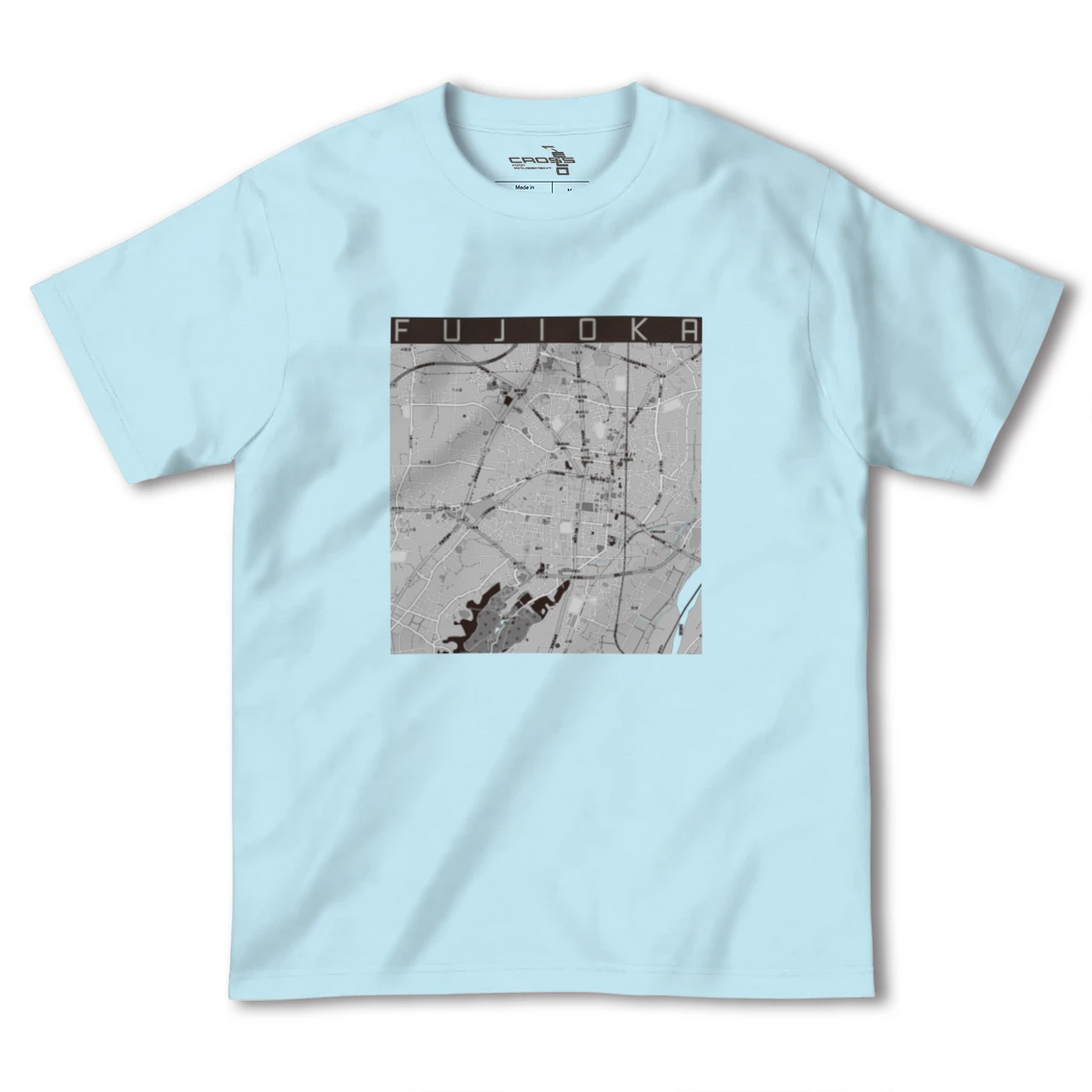 【藤岡2（群馬県）】地図柄ヘビーウェイトTシャツ