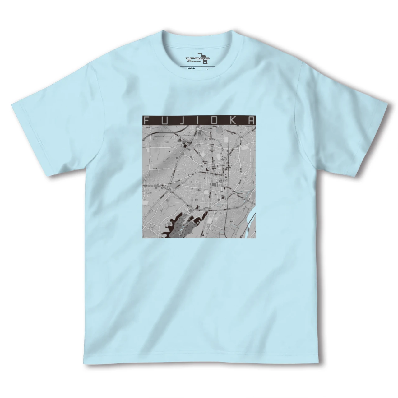 【藤岡2（群馬県）】地図柄ヘビーウェイトTシャツ