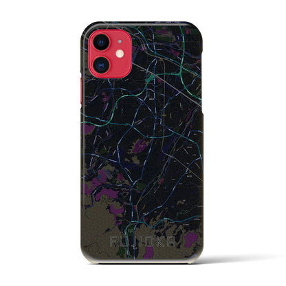 【藤岡（群馬県）】地図柄iPhoneケース（バックカバータイプ）