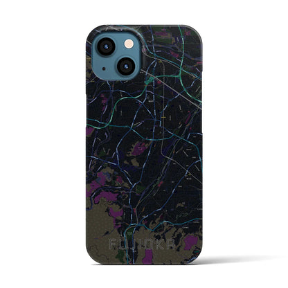 【藤岡（群馬県）】地図柄iPhoneケース（バックカバータイプ）