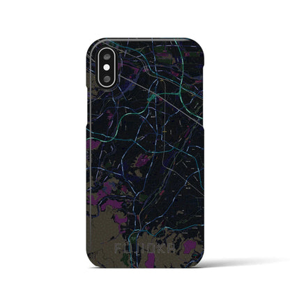 【藤岡（群馬県）】地図柄iPhoneケース（バックカバータイプ）